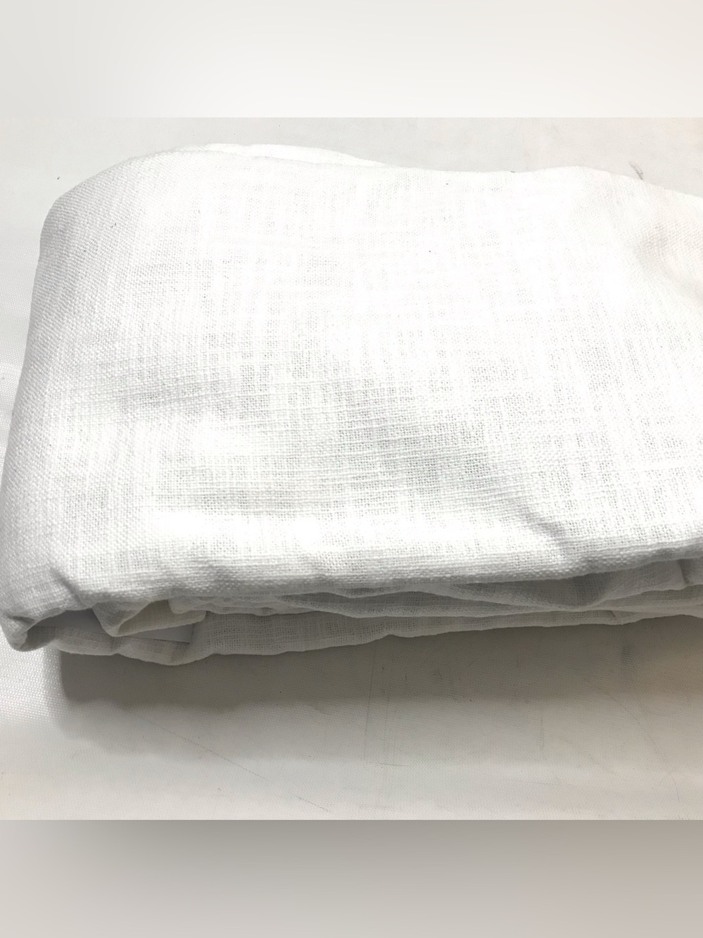 Pottery Barn Emery Linen 3-in-1 BLACKOUT Curtain 50x108" White READ